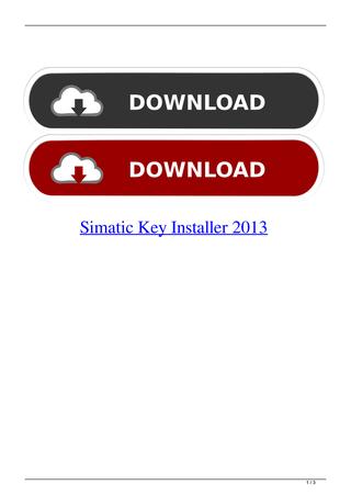 simatic key installer